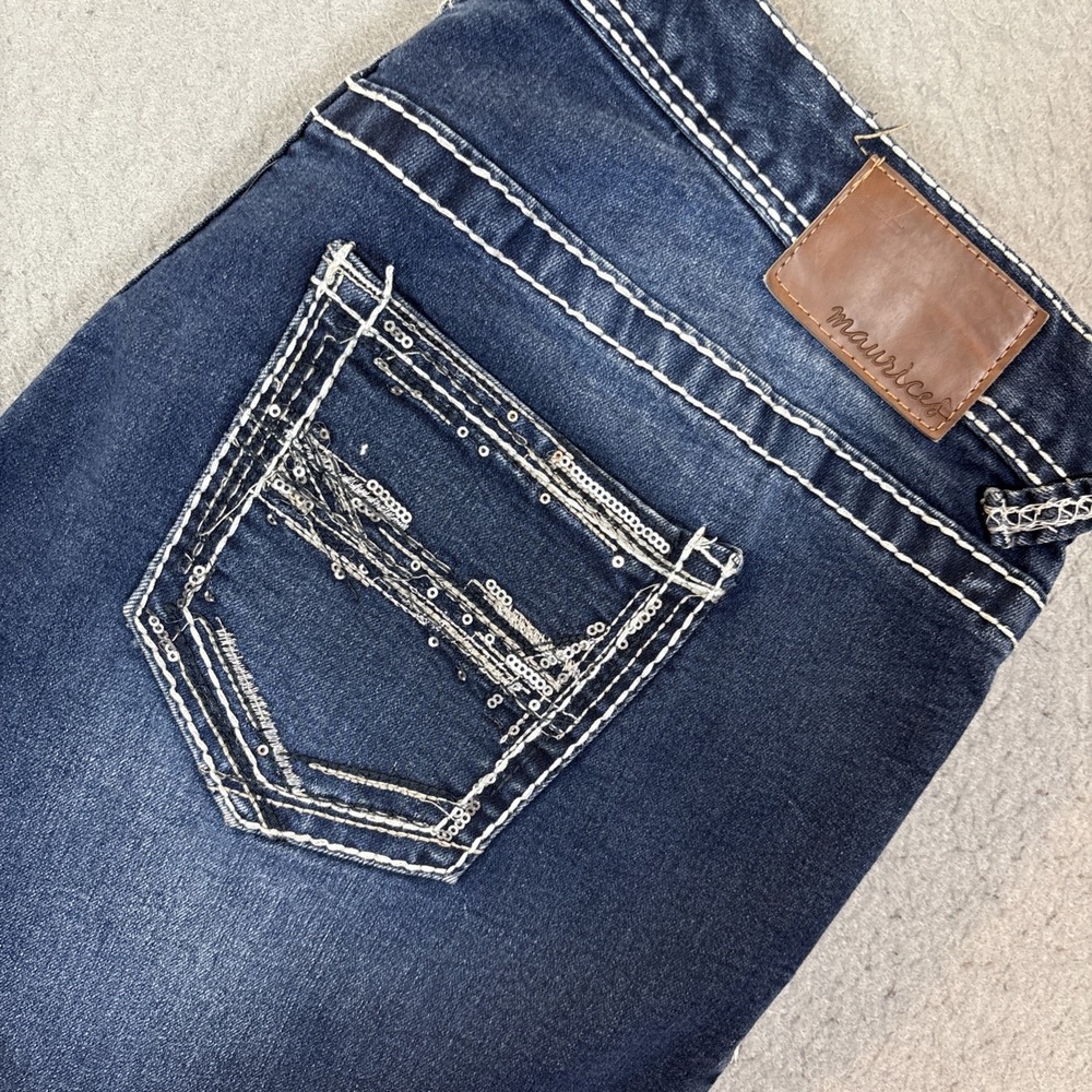 Maurices Skinny Jeans Jegging Women's Size L-R Large Regular Dark Wash